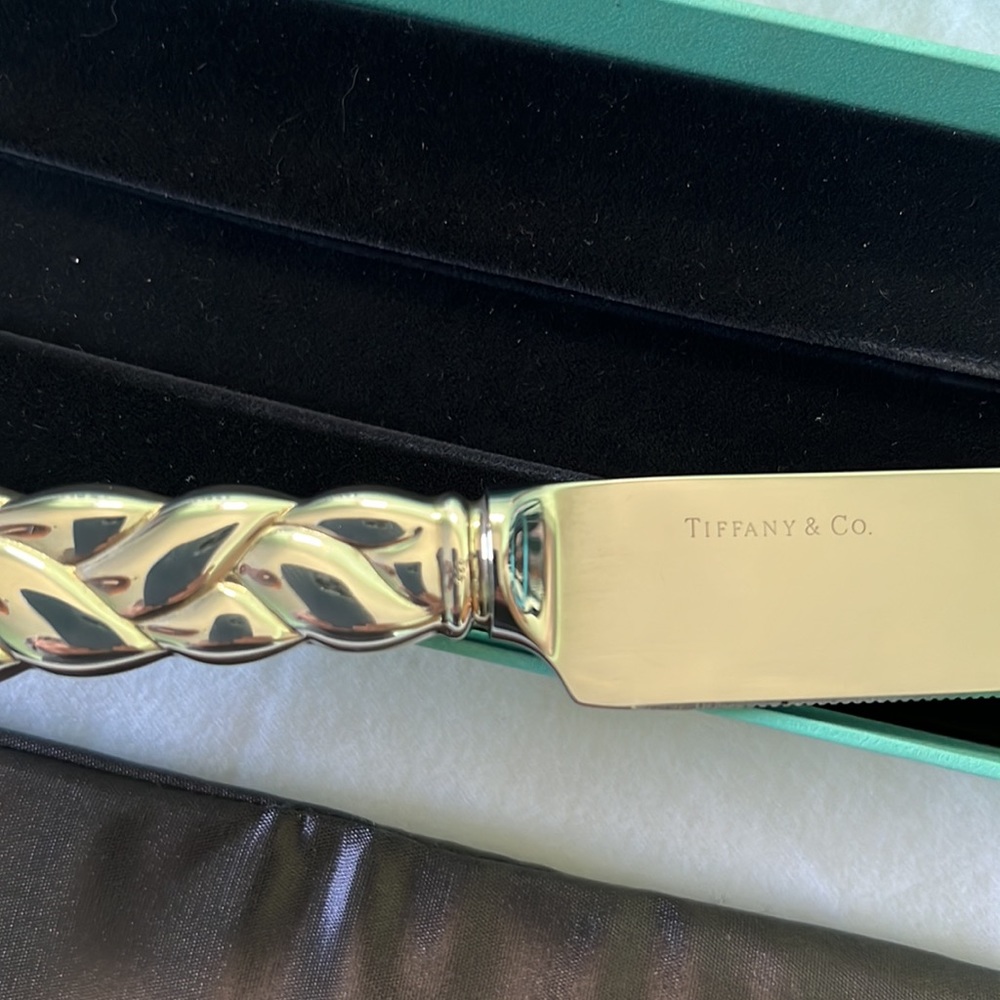 Tiffany & Co. wedding cake knife